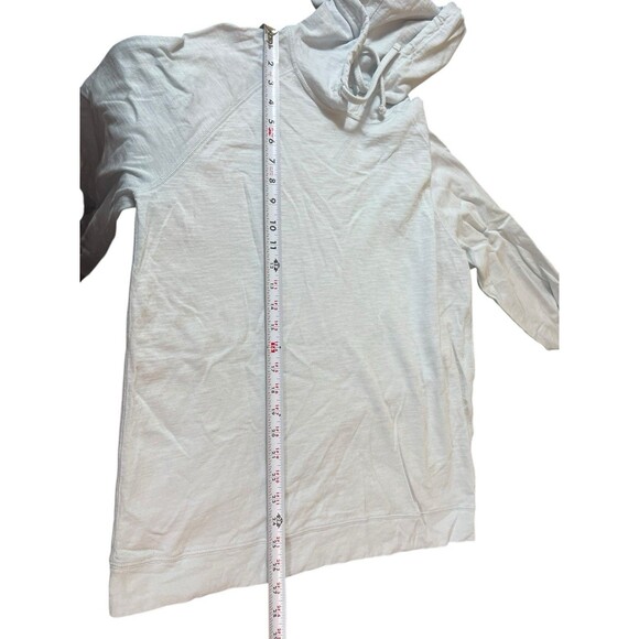 Vince Unisex Sweater L Light Blue Hoodie Pullover Slub Soft Cotton Athleisure - Picture 5 of 11